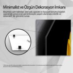 Bourneo Dekoratif Yatay Cam Tablo The Way #10
